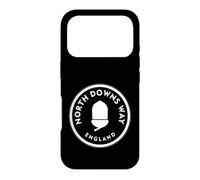 North Downs Way England Hiking Trail Acorn Badge Case for iPhone 17 Pro