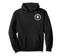 North Downs Way England Hiking Trail Acorn Badge Pullover Hoodie