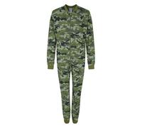 North East Boys 1Onesie Green Army Camouflage All in one Lounge Wear Pyjamas 9 to 16 Years (Onz 3-11/12y)