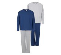 North East Boys 2 Pack Long Pyjamas Nightwear PJ Sets Twin Pack 9 10 11 12 13 14 15 16 Years (Delta 15/16)