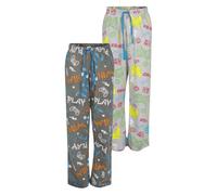 North East Boys 2 Pack Pyjama Bottoms Gaming Theme Lounge Sleep Pants Gamer 9 to 16 Years
