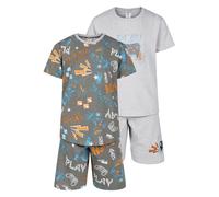 North East Boys 2 Pack Short Pyjamas Gamer Print Nightwear Gaming PJ Sets 9 to 16 Years (GMarl/AOP 11-12)