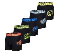 North East Boys 5 Pack Boxers Trunks Underwear Gamer Gaming Neon NE Sizes 8 to 15 Years New
