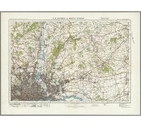 North East London & Epping Forest (1920) - 100 x 73cm - Size - Paper