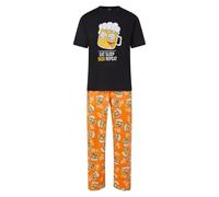 North East Mens Pyjamas Beer Cheers Theme PJ Sets Night Sleep Lounge Wear M to XXL New (Orange L)