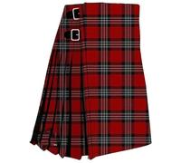 NORTH EDGE Kilt for Men - 8 Yards 16oz Traditional Scottish Tartan,Premium Acrylic Wool Kilt