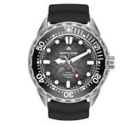 NORTH EDGE Solar Powered Dive Watch for Men Women, Quartz Movement with Rechargeable ML2016 Battery, 300m Water Resistant, Unidirectional Bezel, Luminous Hands