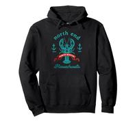 North End Boston Lobster Fishing Massachusetts Souvenir Pullover Hoodie