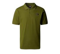 North Face Men's Piquet North Face Men's Piquet Polo T-Shirt - Grey/TNF Medium Grey Heather, X-Large