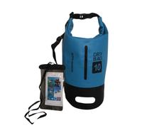 NORTH-GATE Waterproof Dry Bag 5L 10L 20L 30L | Lightweight Large Capacity Sack with Phone Pouch | Organizer Storage Bags Long Adjustable Strap Canoe/Fishing/Rafting/Swimming/Snowboarding (10L, Blue)
