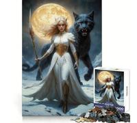 North Goddess Freya Jigsaw Puzzles for Adults1000 Pieces Mind Puzzle Cozy Relax Image Assembly (50x75cm)
