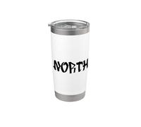 North Graffiti Style Hip-Hop Stainless Steel Insulated Tumbler