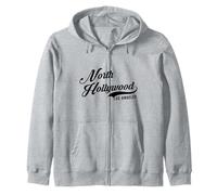 North Hollywood Los Angeles Suitable for Men Women. Zip Hoodie