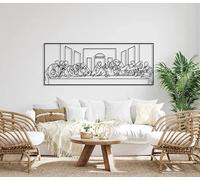 NORTH KAISER The Last Supper Metal Wall Decor | Minimalist Wall Art | Religious Wall Hanging Home Decorations for Dining Room Living Room Bedroom Christian Gift (96 x 37 cm)