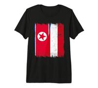 North Korea Austria Flag | Korean Austrian Roots Premium T-Shirt