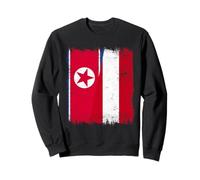 North Korea Austria Flag | Korean Austrian Roots Sweatshirt