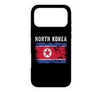 North Korea Flag Distressed - Men Women - North Korean Flag Case for iPhone 17 Pro Max