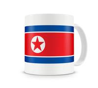 North Korea Flag Printed Ceremic Mug