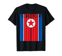 North Korea Flag Value Graphic T-Shirt