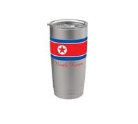 North Korea Korean Flag Souvenir Stainless Steel Insulated Tumbler