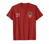North Korea Number 21 Sports Jersey Football # twenty-one T-Shirt