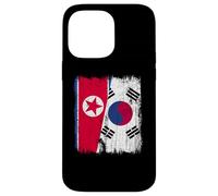 North Korea South Korea Half Flag North Korean South Korean Case for iPhone 14 Pro Max