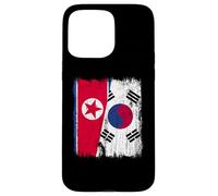 North Korea South Korea Half Flag North Korean South Korean Case for iPhone 15 Pro Max