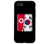 North Korea South Korea Half Flag North Korean South Korean Case for iPhone SE (2020) / 7/8