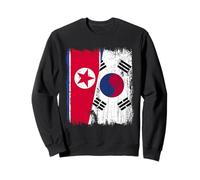 North Korea South Korea Half Flag North Korean South Korean Sweatshirt