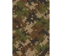 North Korean PLA Camo Pattern Notebook: People's Liberation Army