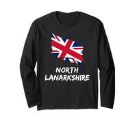 North Lanarkshire Great Britain Flag British & English Pride Long Sleeve T-Shirt
