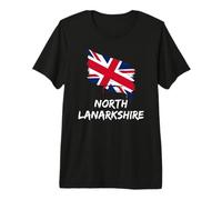 North Lanarkshire Great Britain Flag British & English Pride Premium T-Shirt