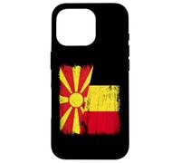 North Macedonia Belgium Half Flag Macedonian Belgian Jersey Case for iPhone 16 Pro