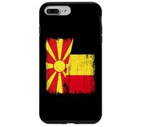 North Macedonia Belgium Half Flag Macedonian Belgian Jersey Case for iPhone 7 Plus/8 Plus