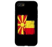 North Macedonia Belgium Half Flag Macedonian Belgian Jersey Case for iPhone SE (2020) / 7 / 8