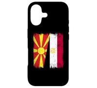 North Macedonia Egypt Half Flag Macedonian Egyptian Heritage Case for iPhone 17