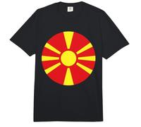 North Macedonia Flag Circle Comfort Colors Adult Heavyweight T-Shirt