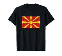 North Macedonia Flag Macedonian Men Women Kids T-Shirt