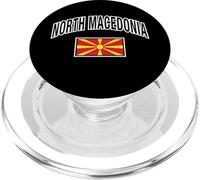 North Macedonia Flag Proud Macedonian PopSockets PopGrip for MagSafe