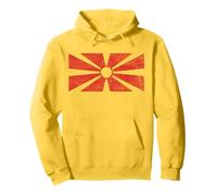 NORTH MACEDONIA FLAG SKOPJE YUGOSLAVIA Pullover Hoodie
