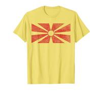 NORTH MACEDONIA FLAG SKOPJE YUGOSLAVIA T-Shirt