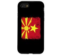North Macedonia Vietnam Half Flag Macedonian Vietnamese Case for iPhone SE (2020) / 7/8