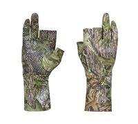North Mountain Gear Camouflage Hunting Gloves for Men - Fingerless - Lightweight Glove Liner