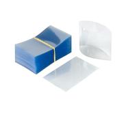 North Mountain Supply Clear Heat Shrink Bands for Bottles with 28mm Lids - Tamper Evident Finish - Pack of 15