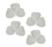 North Mountain Supply Small Plastic Heart Shaped Cheese Making Molds - 2in. by 2.5in. - Made in Italy - Pack of 12