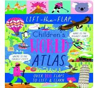 NORTH PARADE PUBLISHING Lift-the-Flap Children's World Atlas Hardback Book NORTH PARADE PUBLISHING Multicolor