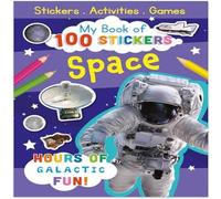 NORTH PARADE PUBLISHING My Book of 100 Stickers: Space Paperback NORTH PARADE PUBLISHING Multicolor