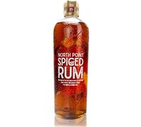 North Point Spiced Rum 70cl (43% ABV Alcohol) | Small Batch Caribbean Rum - Infused with Cacao and Seville Orange | Pot Distilled Sipping Rum - Sustainable Premium Spirits, Hand-Crafted in Scotland