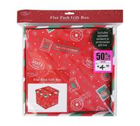 North Pole Adults Christmas Eve Box Novelty Gift - Red One Size