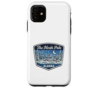 North Pole Alaska Travel Vintage Badge Case for iPhone 11